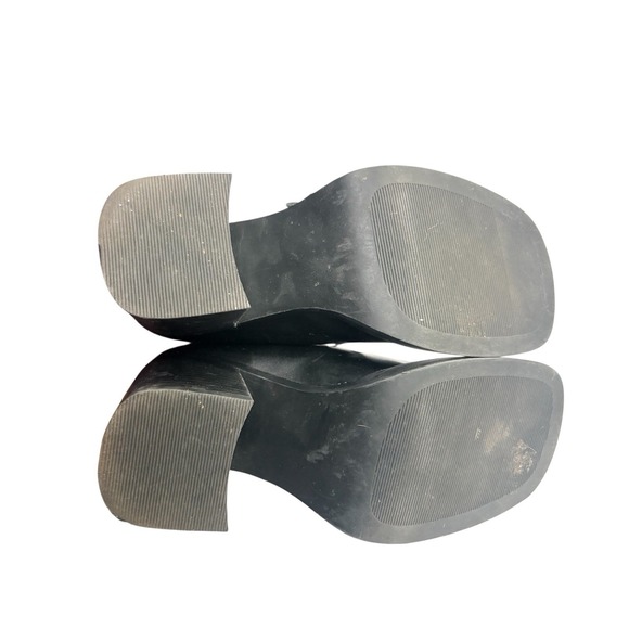 MUDD EDIE SHOES WOMENS 7M Y2K BLACK BLOCK HEEL - Picture 7 of 8